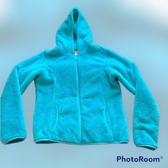 Faded Glory Fuzzy Blue Sweater - Picture 1 of 2